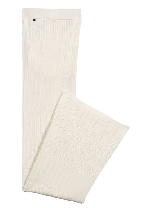 Pantalone donna bianco in poliammide Boss Orange | 50535496118